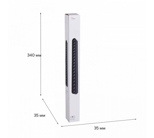 Трековый магнитный светильник Reluce 13002-9.3-001UR magnetic LED16W BK