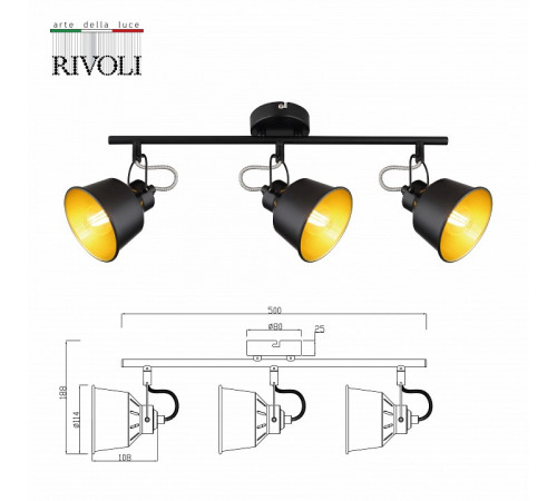 Спот Rivoli Evelyn 7064-703 Б0055369 УЦ