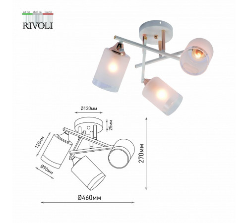 Потолочная люстра Rivoli Tammy 3162-303 Б0059258
