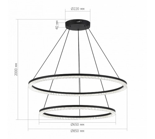 Подвесной светильник ST Luce Euclidics SL1018.403.02