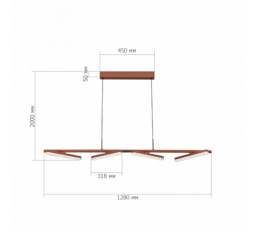 Подвесная люстра ST Luce Euclidics SL1018.603.04 Подвесная люстра ST Luce Euclidics SL1018.603.04