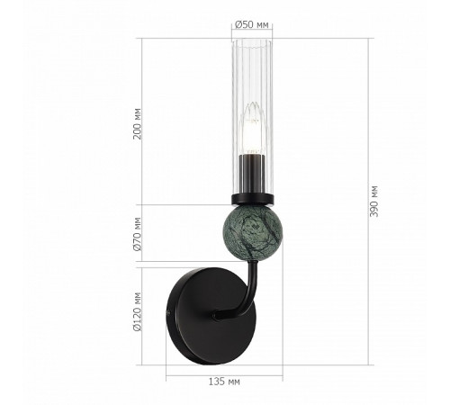 Бра ST Luce Medea SL1244.401.01 Бра ST Luce Medea SL1244.401.01