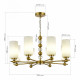 Подвесная люстра ST Luce Aurora SL2003.303.08