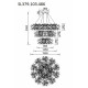Подвесная светодиодная люстра ST Luce Rafina SL379.103.486