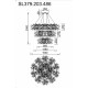 Подвесная светодиодная люстра ST Luce Rafina SL379.203.486