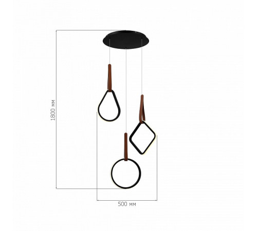 Подвесной светильник ST Luce Shape SL6131.403.36 Подвесной светильник ST Luce Shape SL6131.403.36
