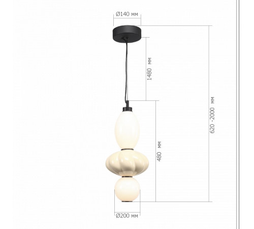 Подвесной светильник ST Luce Florentini SL6134.413.01