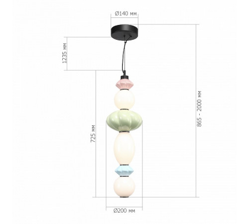 Подвесная люстра ST Luce Florentini SL6134.433.01