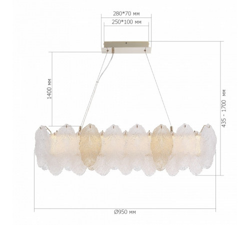 Подвесная люстра ST Luce Lightsome SL6135.233.01