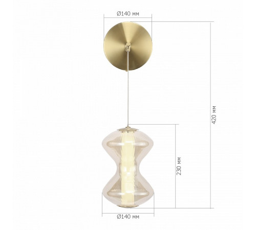 Бра ST Luce Spine SL6136.201.01