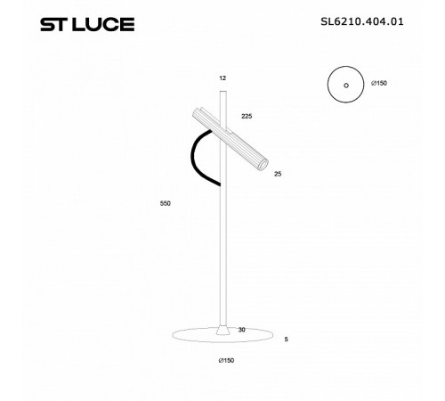 Настольная лампа ST Luce Lilt SL6210.404.01 Настольная лампа ST Luce Lilt SL6210.404.01