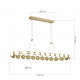 Подвесная люстра ST Luce Monro SL6610.203.26