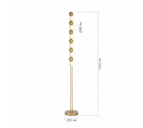 Торшер ST Luce Monro SL6610.205.12 Торшер ST Luce Monro SL6610.205.12