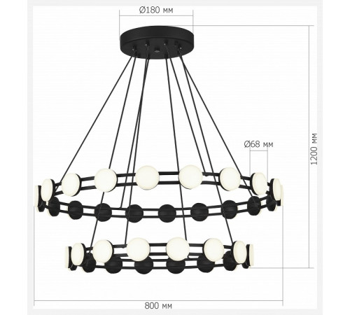 Подвесная люстра ST Luce Monro SL6610.403.36