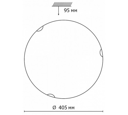 Настенно-потолочный светильник Sonex Ammonite 7602/DL