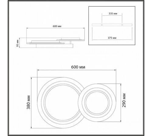 Потолочный светильник Sonex Sunny 7733/80L Потолочный светильник Sonex Sunny 7733/80L