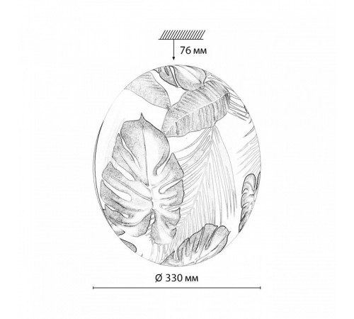 Потолочный светильник Sonex Pale Flori 7748/CL