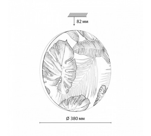 Потолочный светильник Sonex Pale Flori 7748/DL
