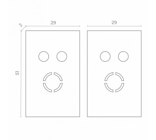 Торцевая заглушка ST Luce Skyflat ST068.409.13 Торцевая заглушка ST Luce Skyflat ST068.409.13