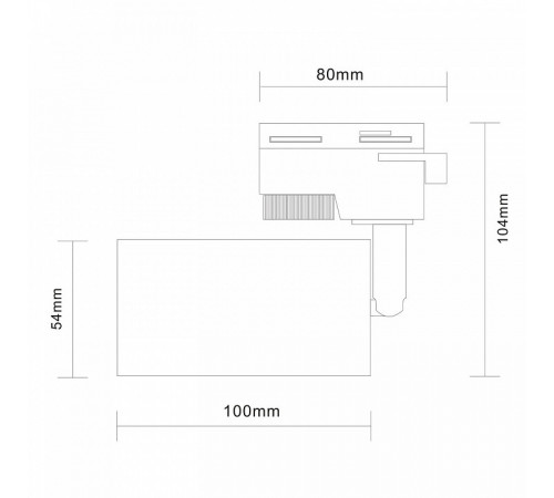 Трековый светильник ST LUCE ST300.406.01