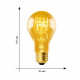 Лампа накаливания (UL-00000477) Uniel E27 60W золотистая IL-V-A95-60/GOLDEN/E27 SW01