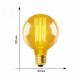 Лампа накаливания (UL-00000478) Uniel E27 60W золотистый IL-V-G80-60/GOLDEN/E27 VW01