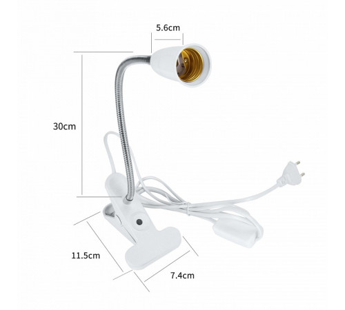 Настольная лампа Uniel ФитоЛето TLI-280 White E27 Plant UL-00009078 Настольная лампа Uniel ФитоЛето TLI-280 White E27 Plant UL-00009078