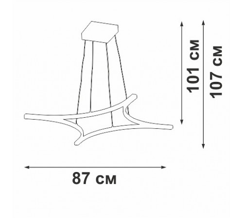 Подвесная люстра Vitaluce V2707-9/4S Подвесная люстра Vitaluce V2707-9/4S