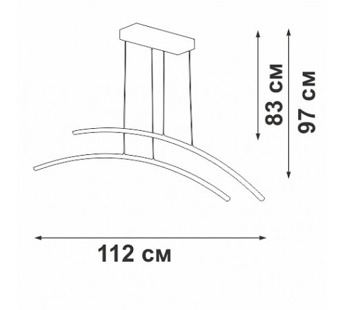 Подвесной светильник Vitaluce V2709-1/2S Подвесной светильник Vitaluce V2709-1/2S