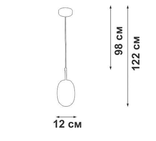 Подвесной светильник Vitaluce V28210-1/1S Подвесной светильник Vitaluce V28210-1/1S