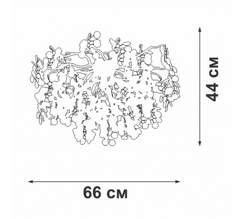 Потолочная люстра Vitaluce V2832-8/7PL Потолочная люстра Vitaluce V2832-8/7PL