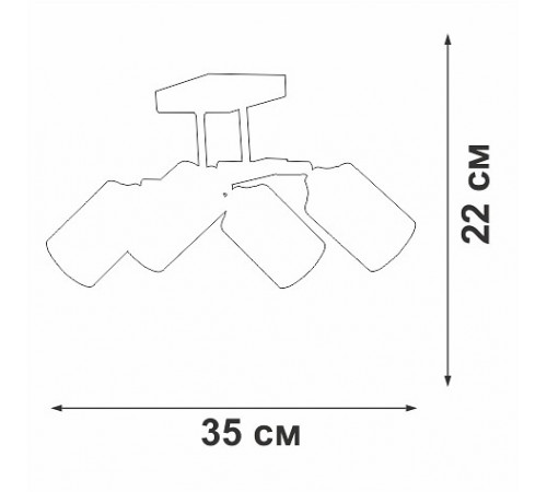 Спот Vitaluce V2833-1/4PL Спот Vitaluce V2833-1/4PL
