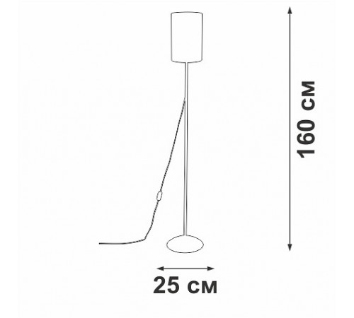 Торшер Vitaluce V2840-1/1P Торшер Vitaluce V2840-1/1P
