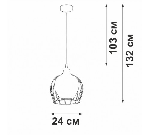 Подвесной светильник Vitaluce V2859-1/1S Подвесной светильник Vitaluce V2859-1/1S