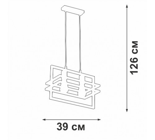 Подвесной светильник Vitaluce V2861-1/2S Подвесной светильник Vitaluce V2861-1/2S