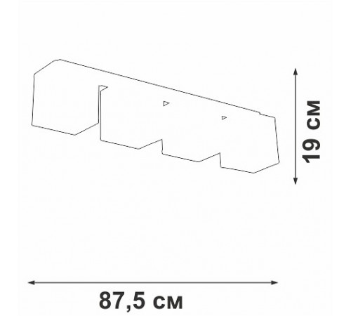 Потолочный светильник Vitaluce V2879-1/4PL Потолочный светильник Vitaluce V2879-1/4PL