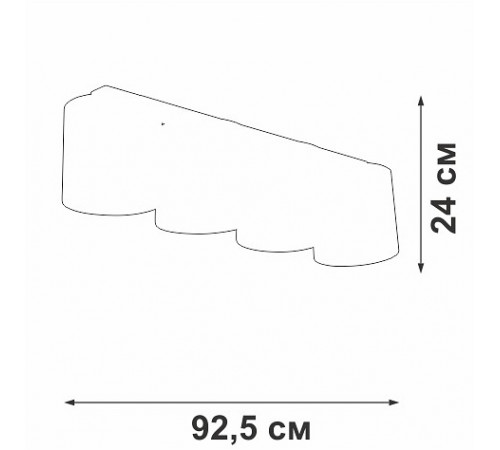 Потолочный светильник Vitaluce V2881-1/4PL Потолочный светильник Vitaluce V2881-1/4PL