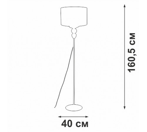 Торшер Vitaluce V2891-1/1P Торшер Vitaluce V2891-1/1P