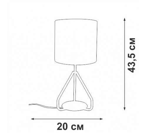 Настольная лампа Vitaluce V2899-0/1L