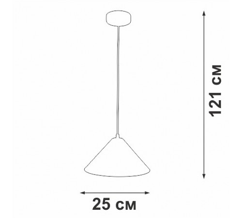 Подвесной светильник Vitaluce V2925-0/1S Подвесной светильник Vitaluce V2925-0/1S