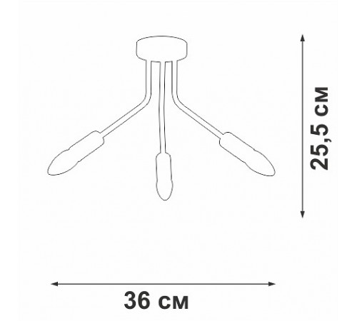 Потолочный светильник Vitaluce V3020-1/3PL Потолочный светильник Vitaluce V3020-1/3PL