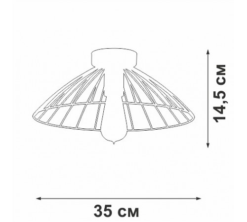 Потолочный светильник Vitaluce V3036-1/1PL Потолочный светильник Vitaluce V3036-1/1PL