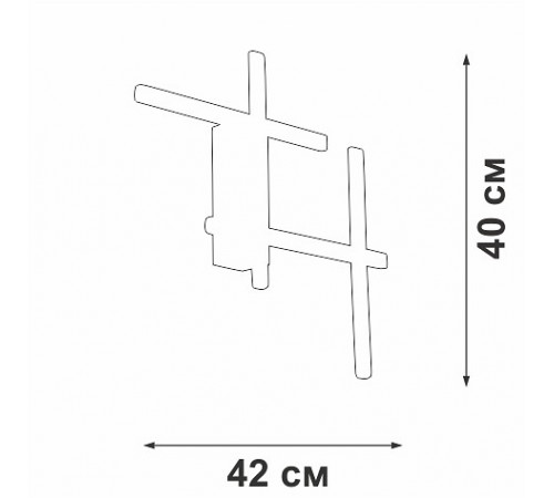 Настенный светильник Vitaluce V3043-1/4A Настенный светильник Vitaluce V3043-1/4A