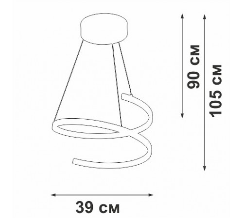 Подвесной светильник Vitaluce V30440-0/1S Подвесной светильник Vitaluce V30440-0/1S