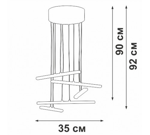Подвесной светильник Vitaluce V3046-1/5S Подвесной светильник Vitaluce V3046-1/5S