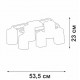 Потолочная люстра Vitaluce V3092-1/6PL