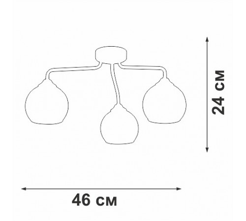 Потолочная люстра Vitaluce V3096-9/3PL Потолочная люстра Vitaluce V3096-9/3PL