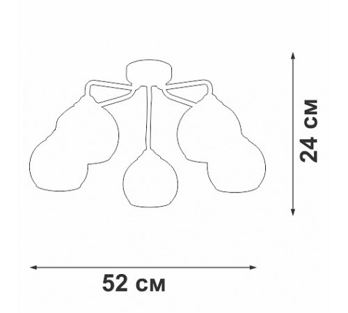 Потолочная люстра Vitaluce V3096-9/5PL
