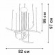 Подвесной светодиодный светильник Vitaluce V3777-0/4S