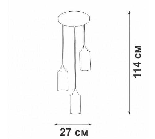 Подвесной светильник Vitaluce V3787-7/3S